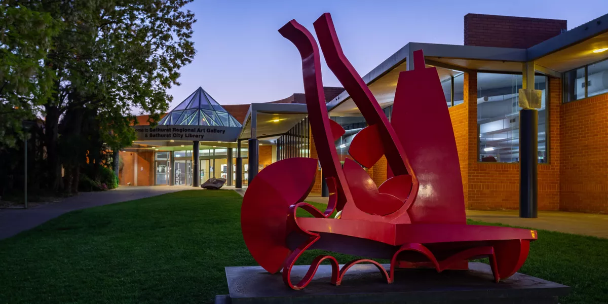 The front of the Bathurst Regional Art Gallery